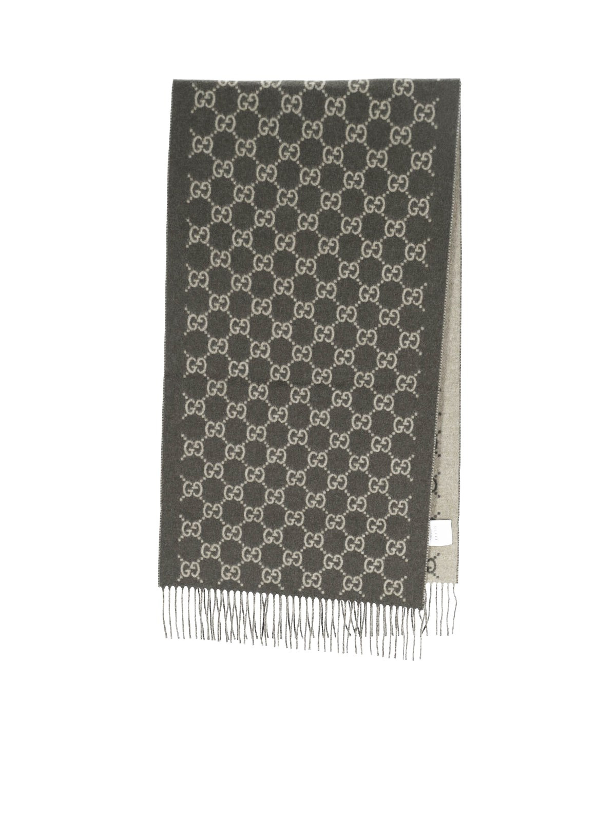 'GG' CASHMERE SCARF - 1