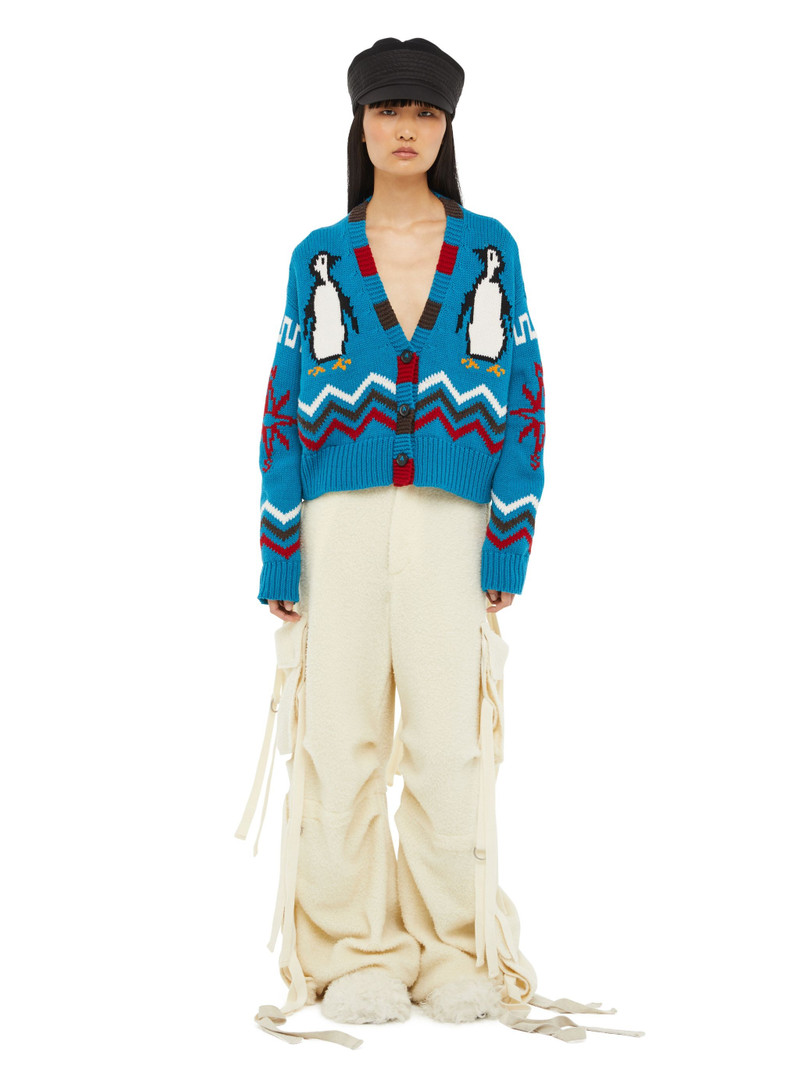 For The Love Of Penguins Crop Cardigan 4