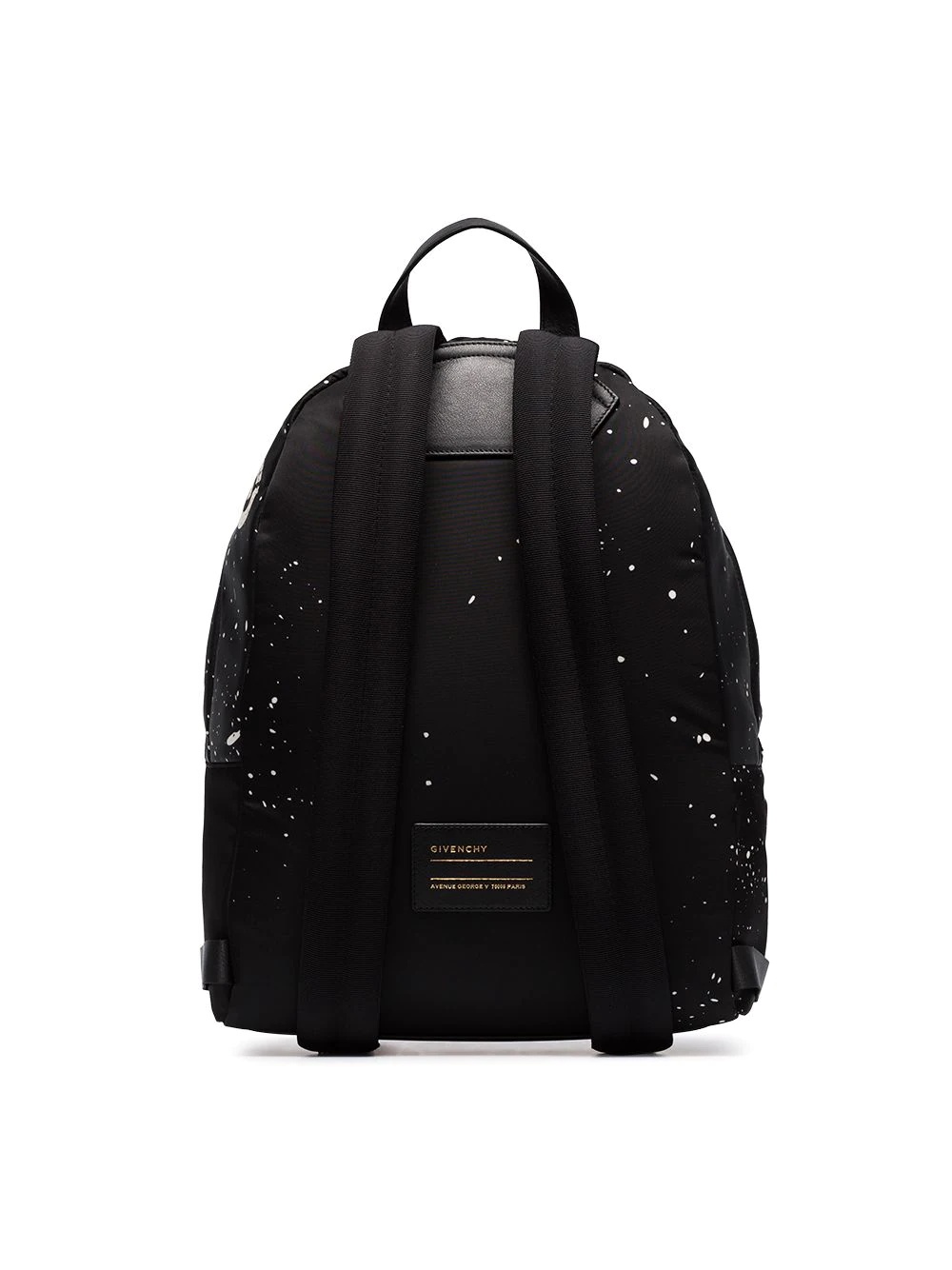 Black Urban logo print backpack - 3