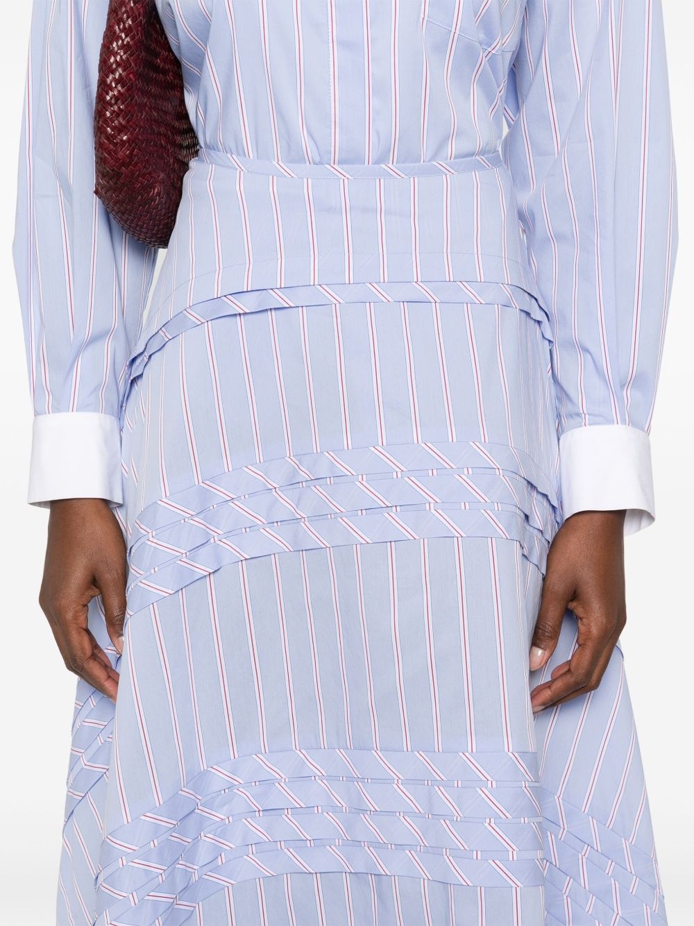 striped midi skirt - 5