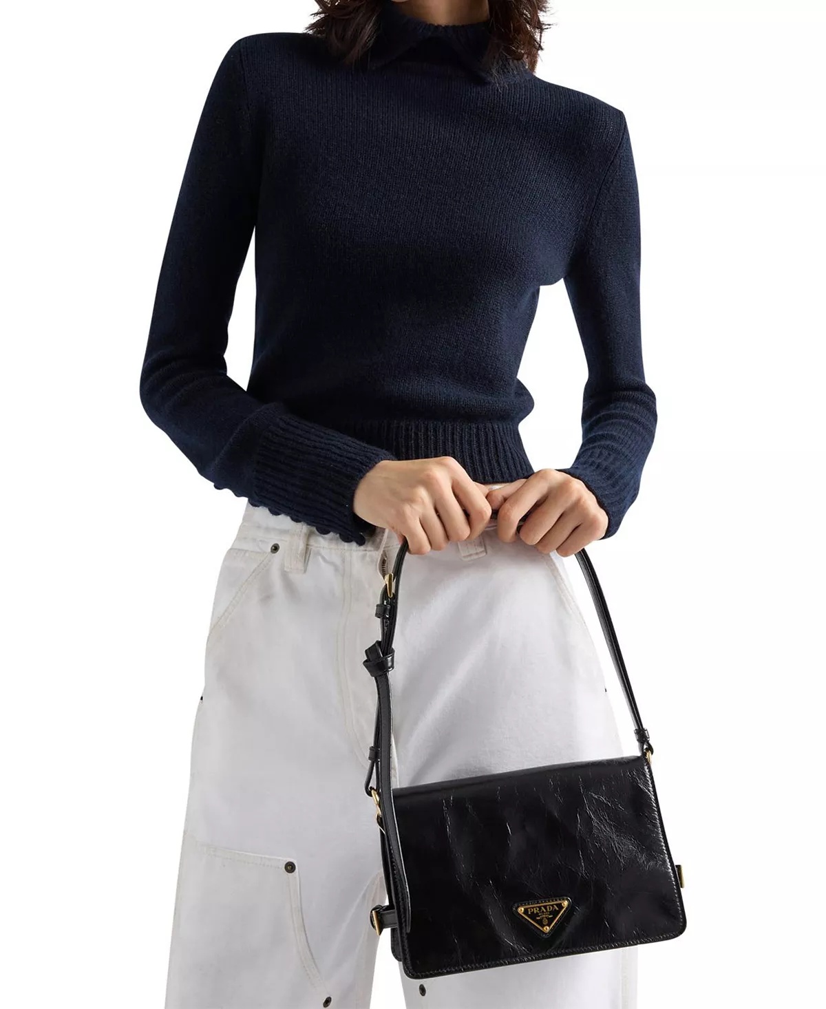 Leather Shoulder Bag - 2