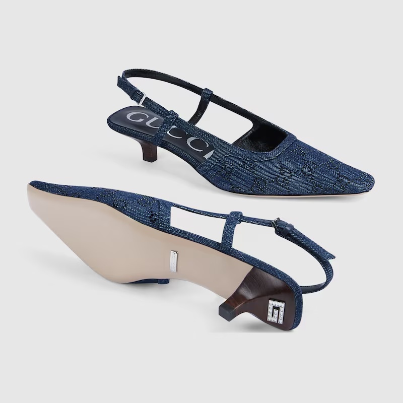 Gucci GG Slingback Pumps - 3