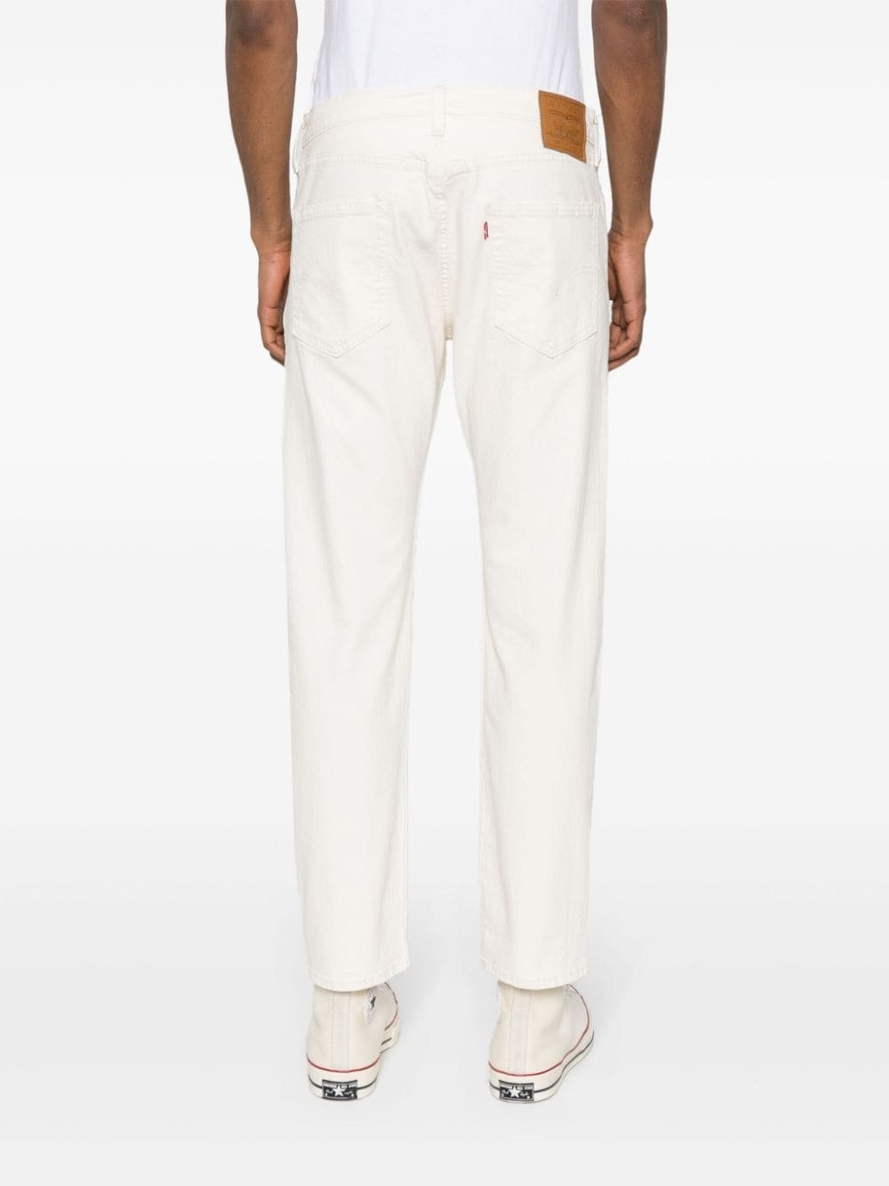 logo-patch mid-rise jeans - 4