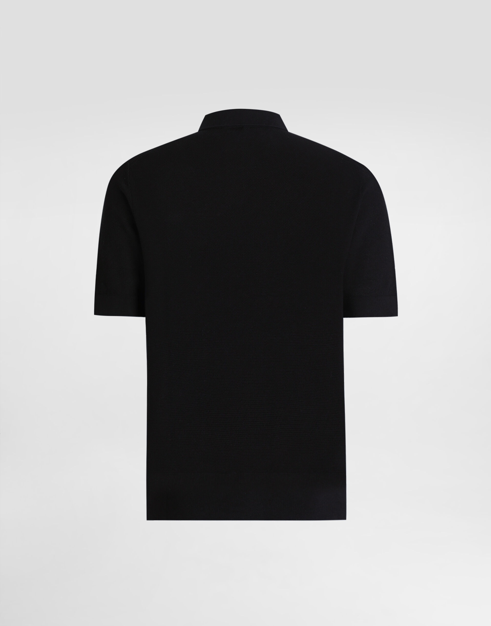 Cotton polo-shirt with logo tag - 6