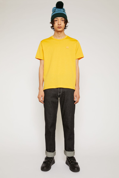 Acne Studios Classic fit t-shirt honey yellow outlook