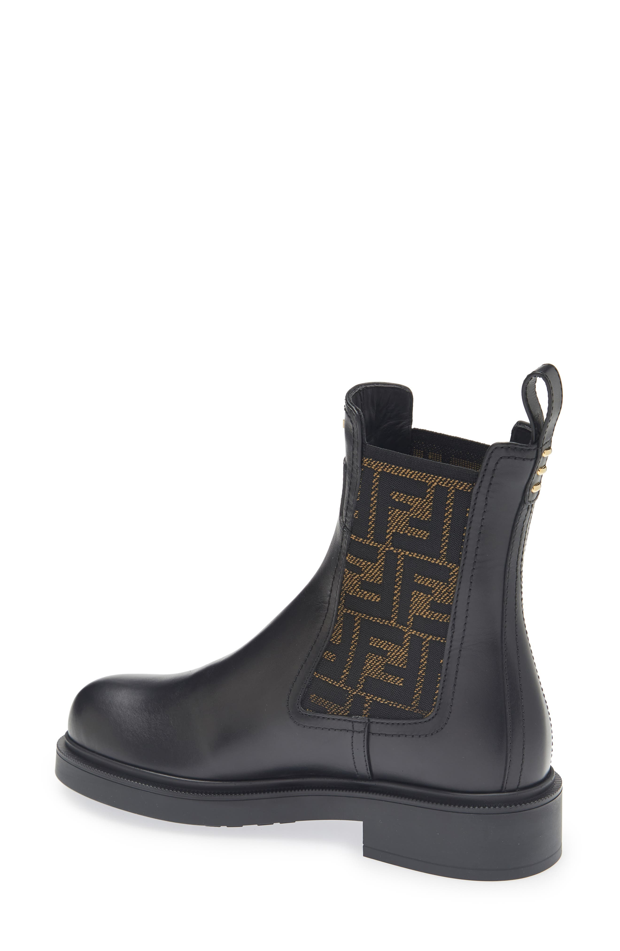 Fendi Filo Chelsea Boot in Nero at Nordstrom - 2