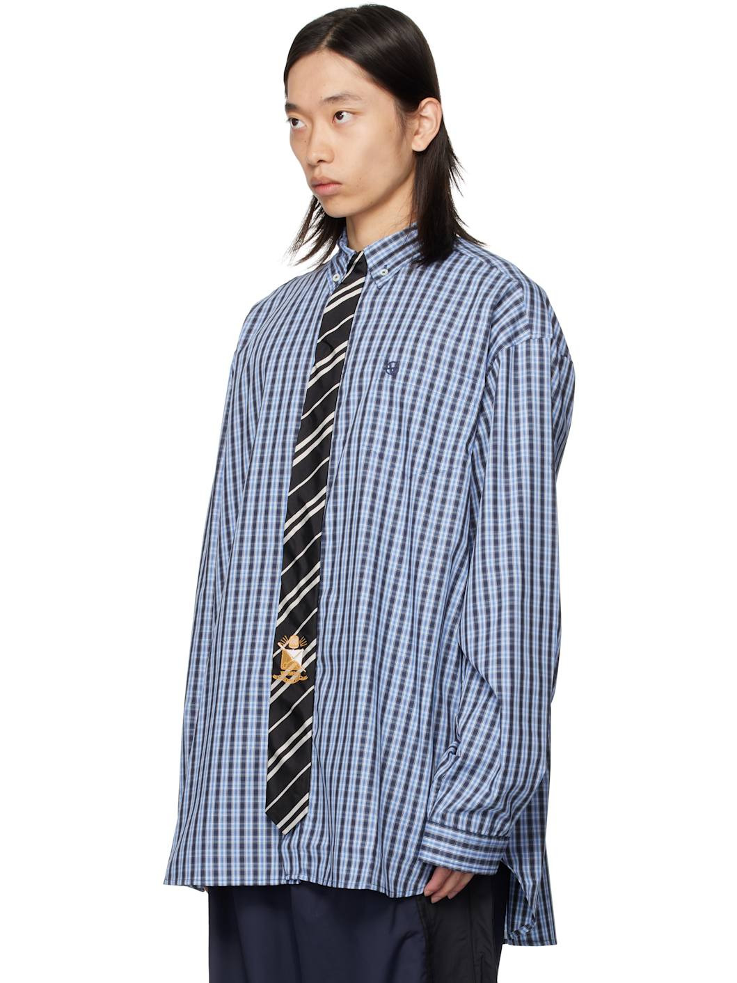 Blue Tie Shirt - 4