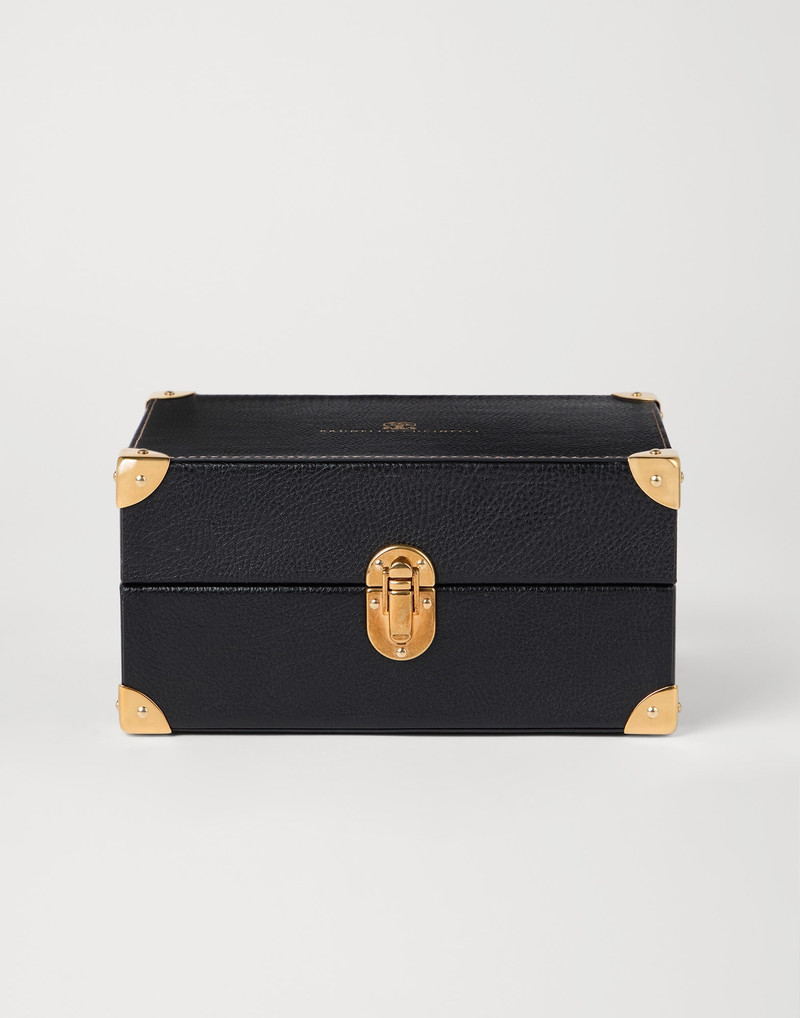Grained calfskin watch box 1