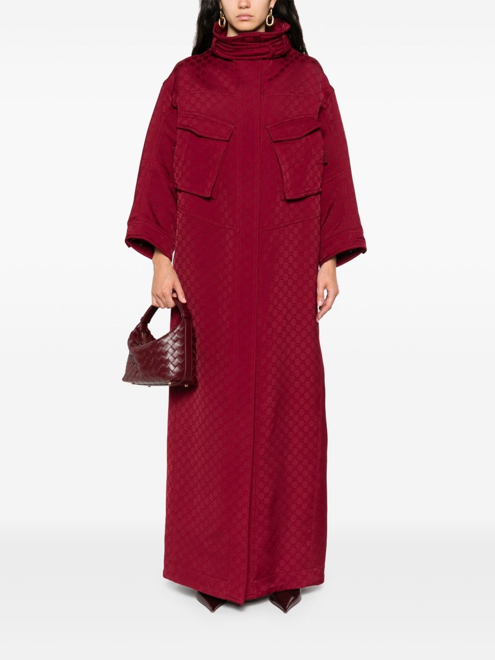 GG jacquard coat - 2
