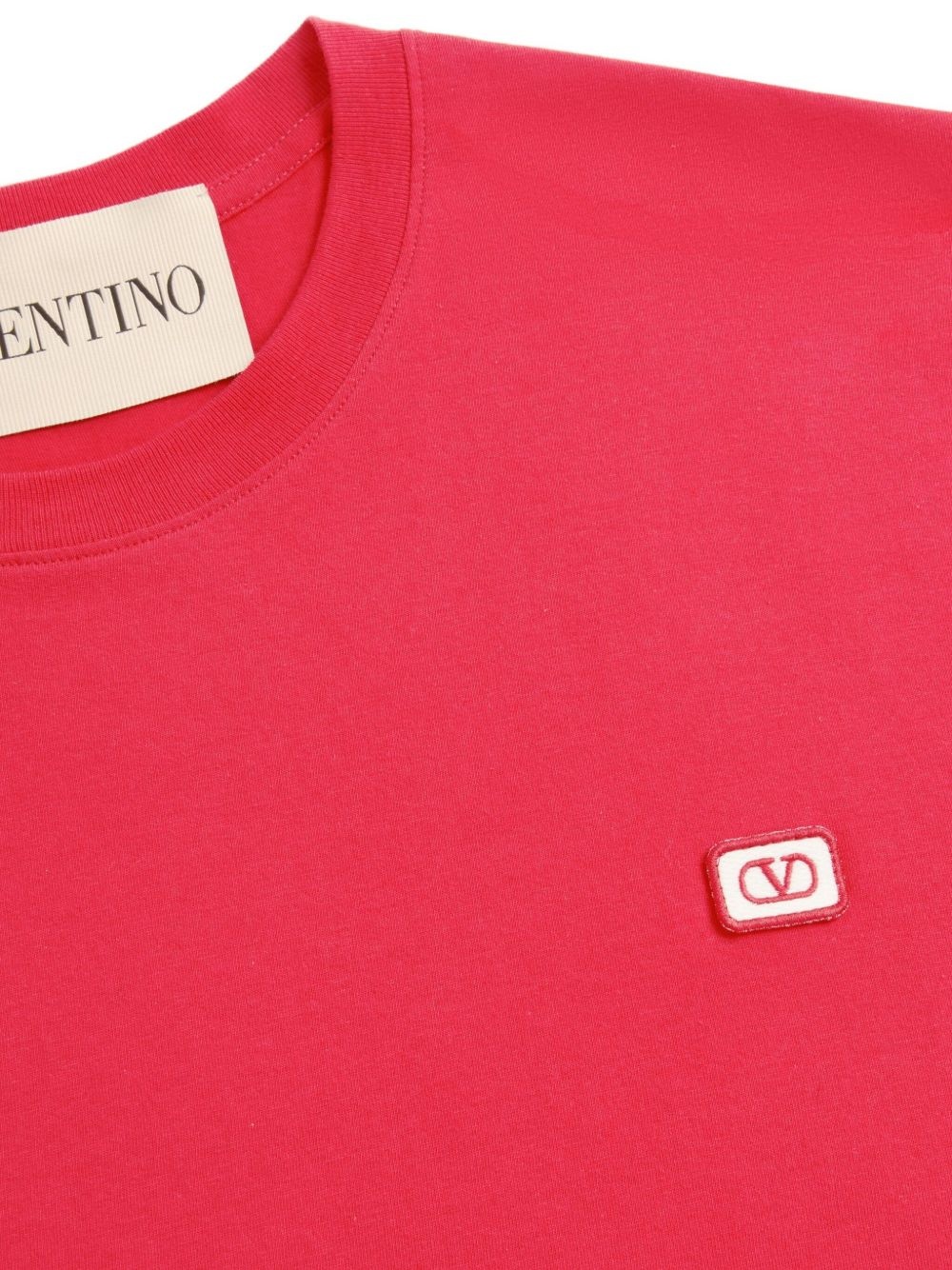 COTTON T-SHIRT WITH VLOGO PATCH - 6