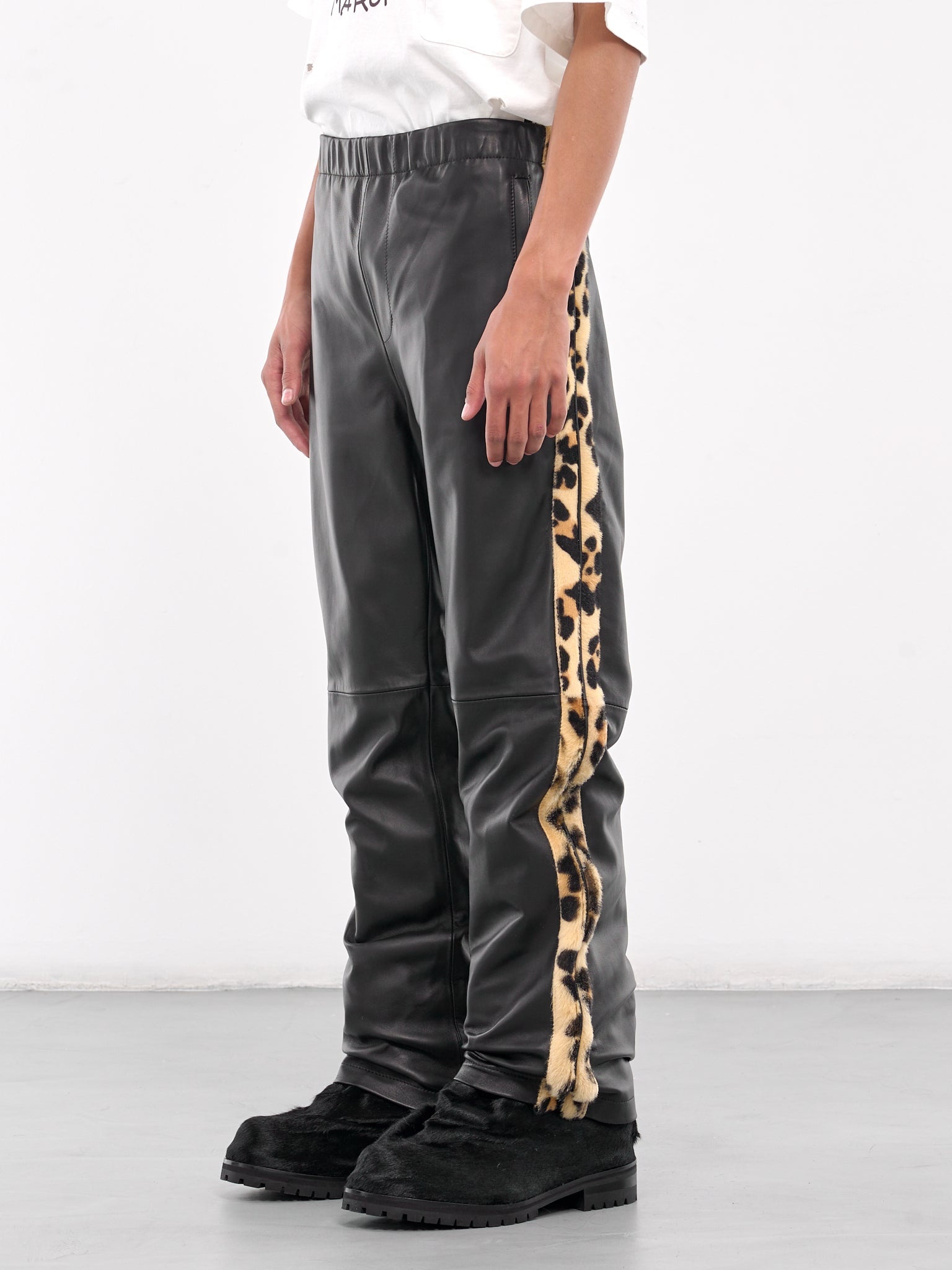 Leather Joggers - 2