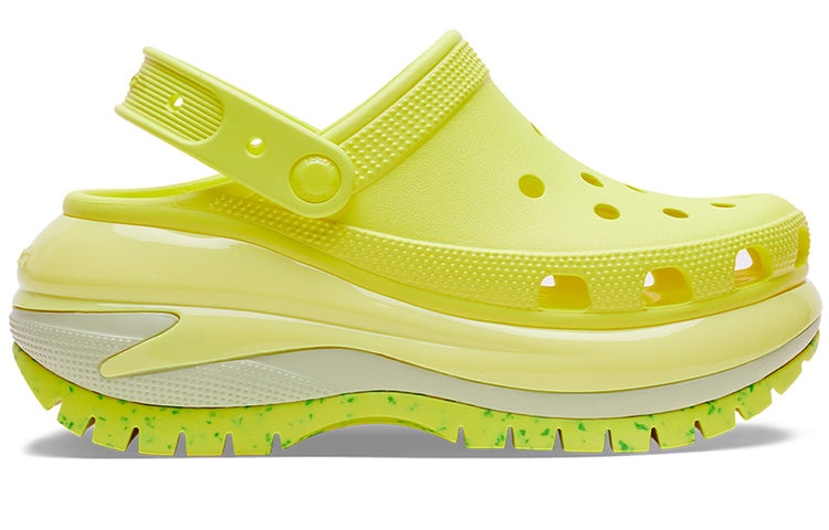 (WMNS) Crocs Classic Crush Clogs 'Fluorescent Green' 207988-76M - 2