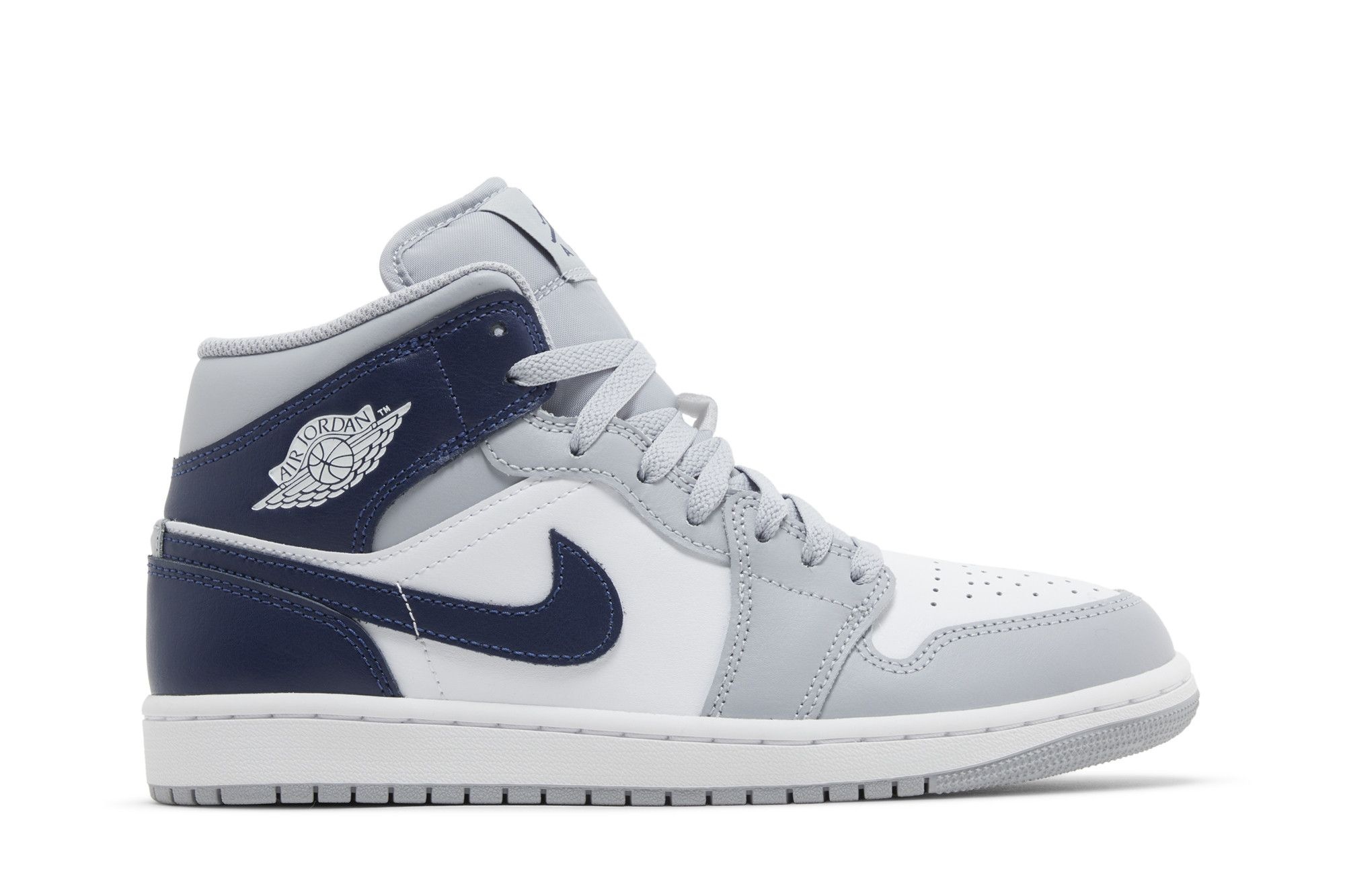 Air Jordan 1 Mid 'Wolf Grey Midnight Navy' - 1