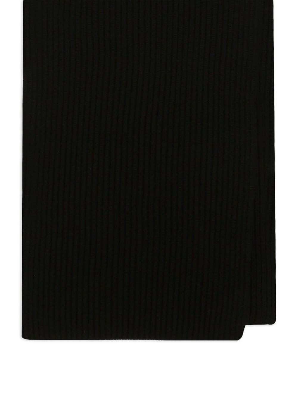 ribbed knitted scarf - 2