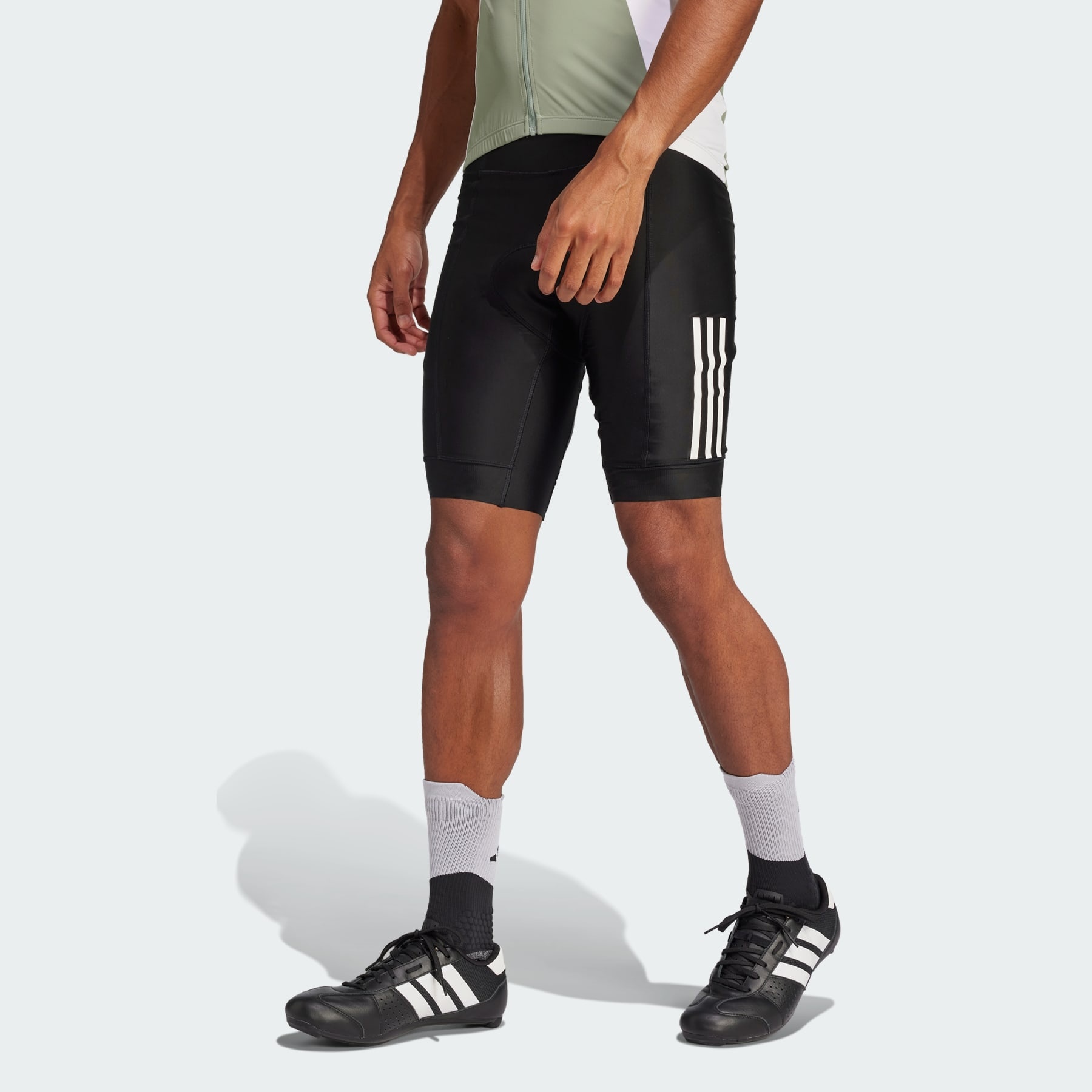 Essentials 3-Stripes Padded Cycling Shorts - 2