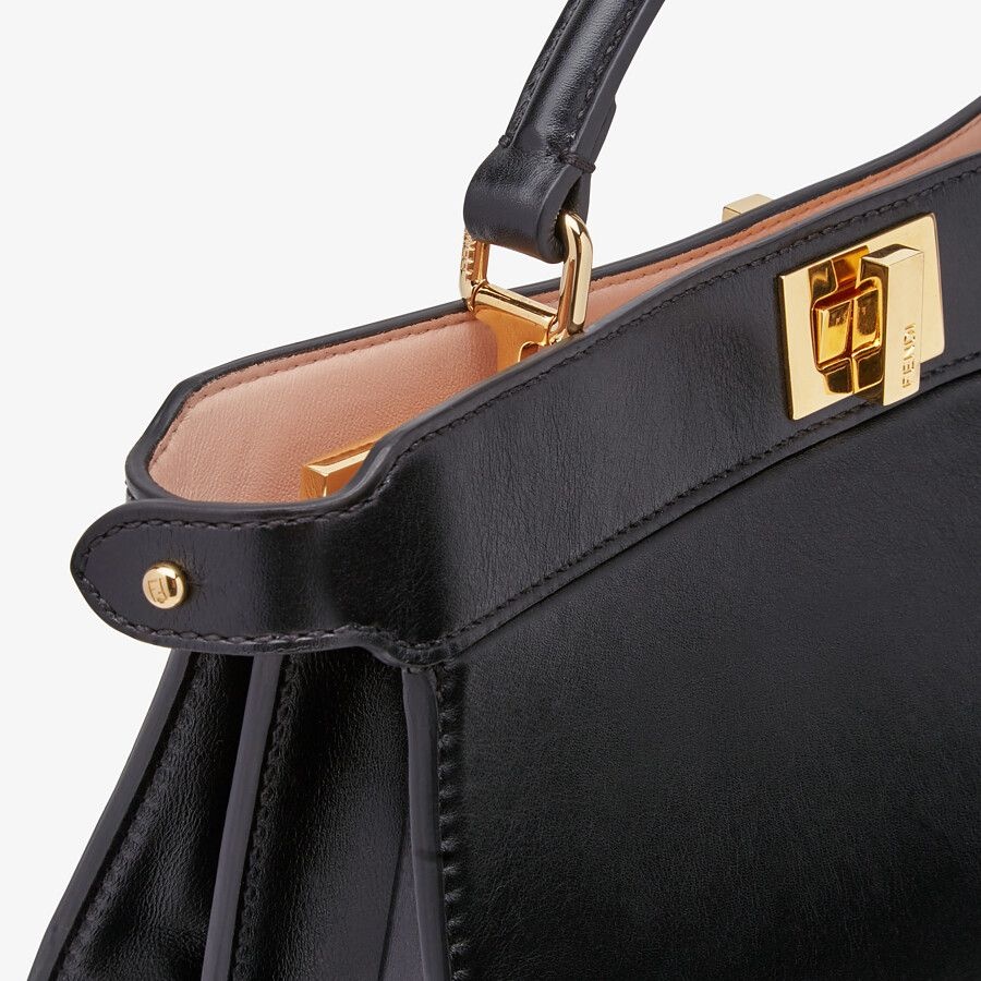 Black leather bag - 5