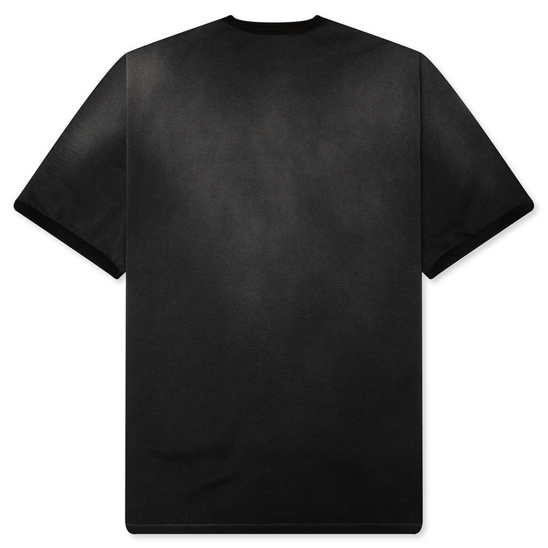 REPRESENT REPRESENT RINGER T-SHIRT - STAINED BLACK outlook