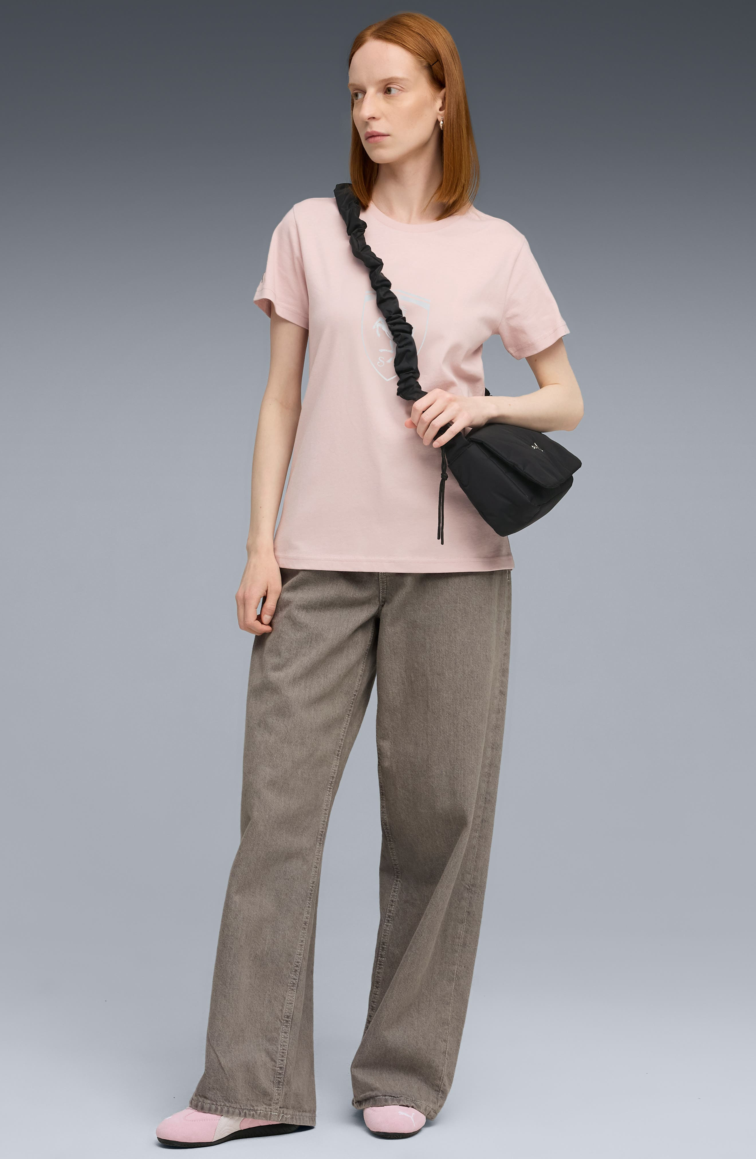 PUMA x Ferrari Sportswear Cotton Graphic T-Shirt in Mauve Mist at Nordstrom - 5