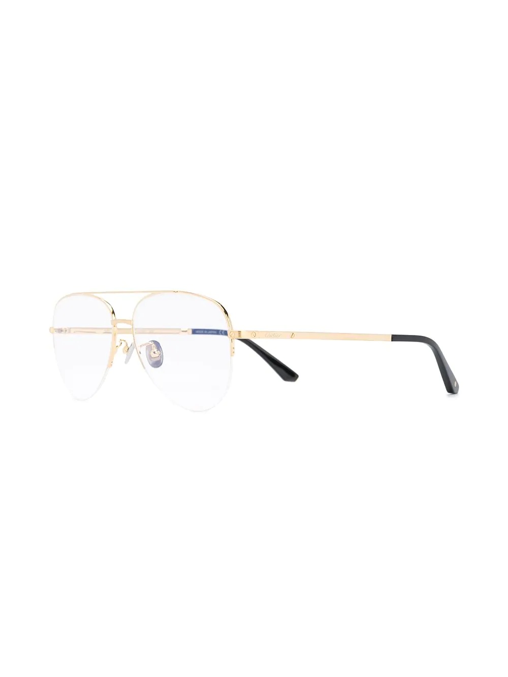 Santos de Cartier aviator-frame glasses - 2