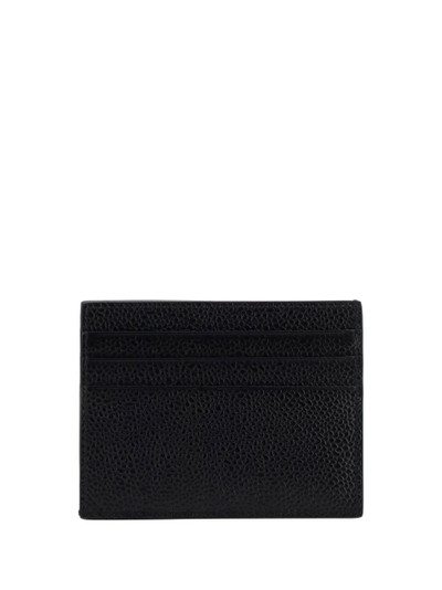 Thom Browne Texured leather card holder outlook