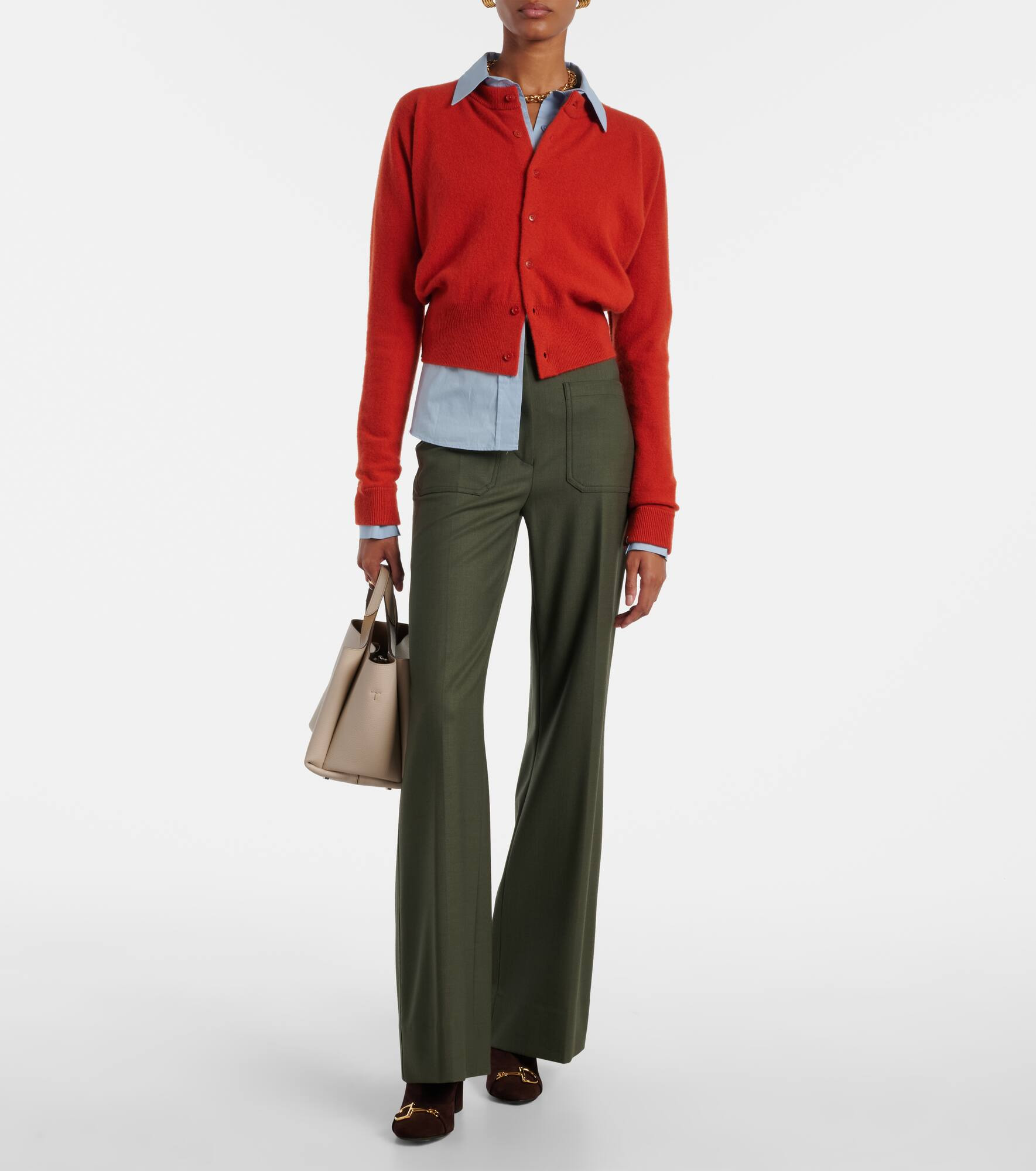 Blouson cashmere-blend cardigan - 2