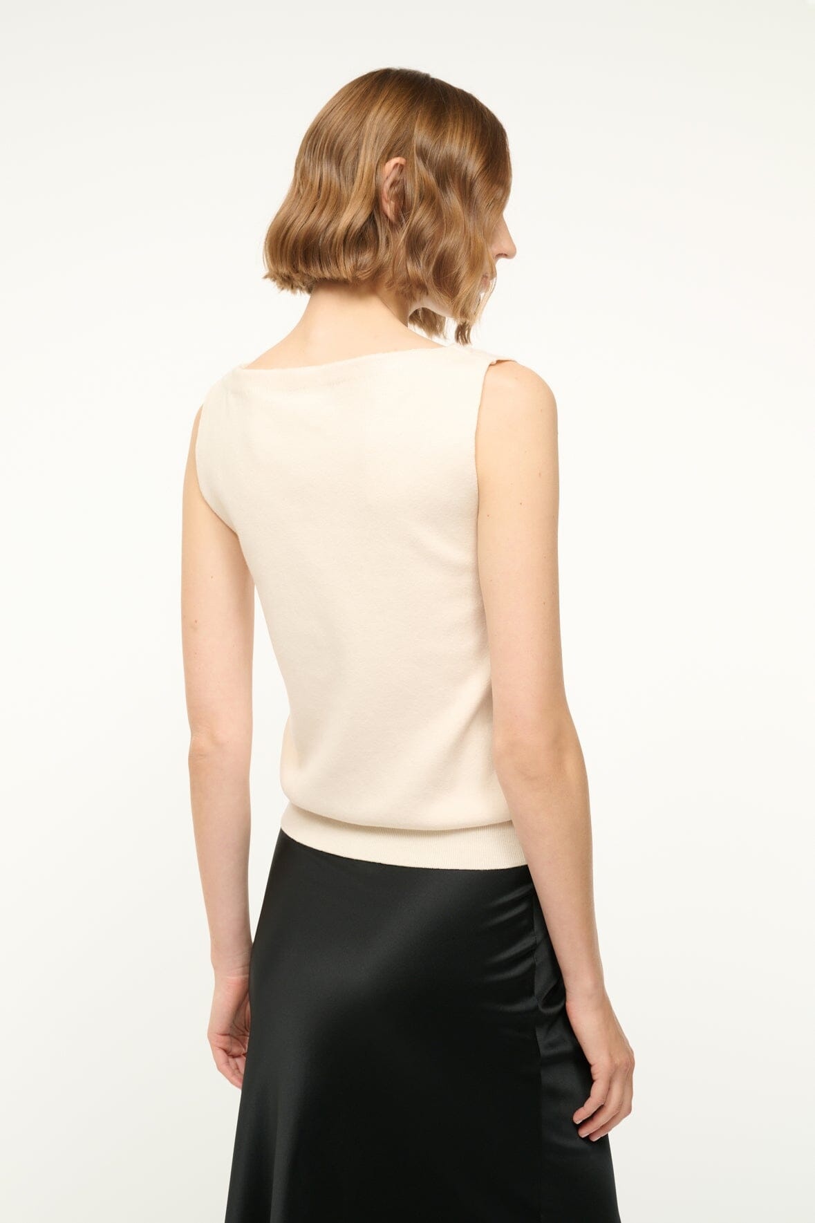 STAUD ROCKI SWEATER ECRU - 5