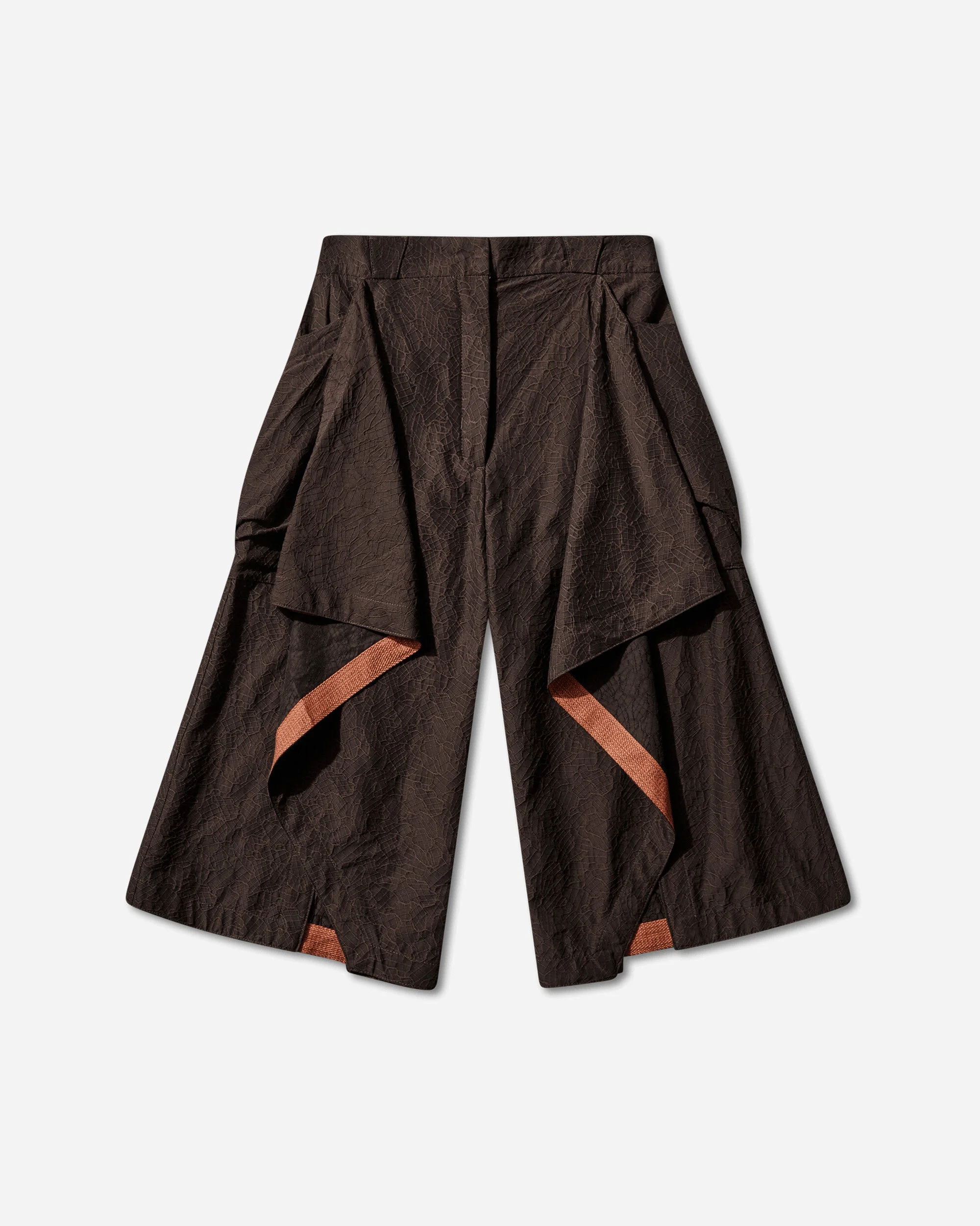 Women's Dahlia Draped Shorts Dark Elm - 1