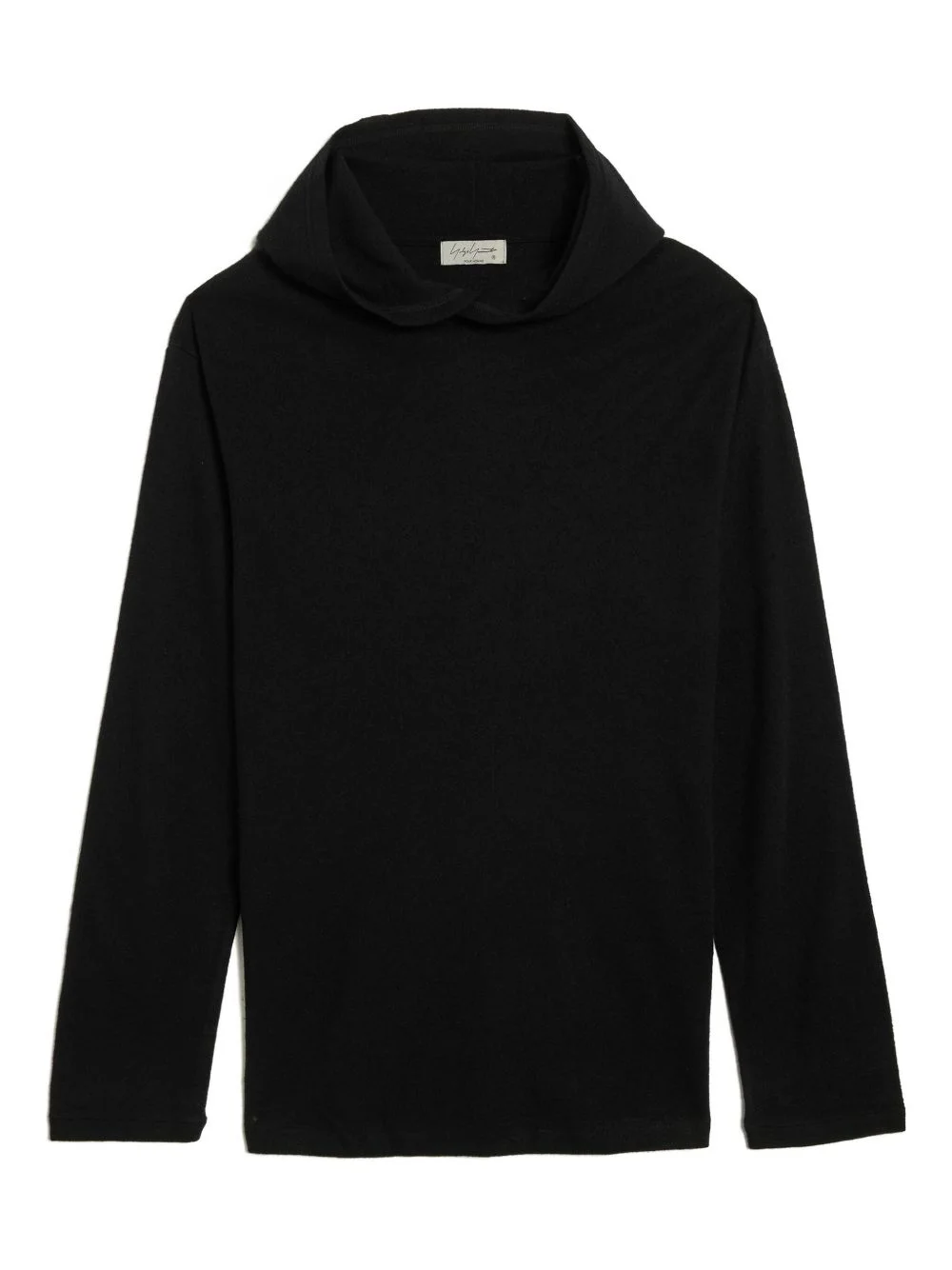Super 120 hooded long-sleeve t-shirt - 1