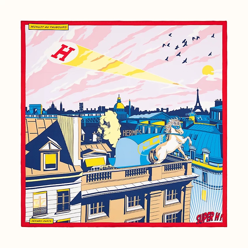 Minuit au Faubourg scarf 70 - 1