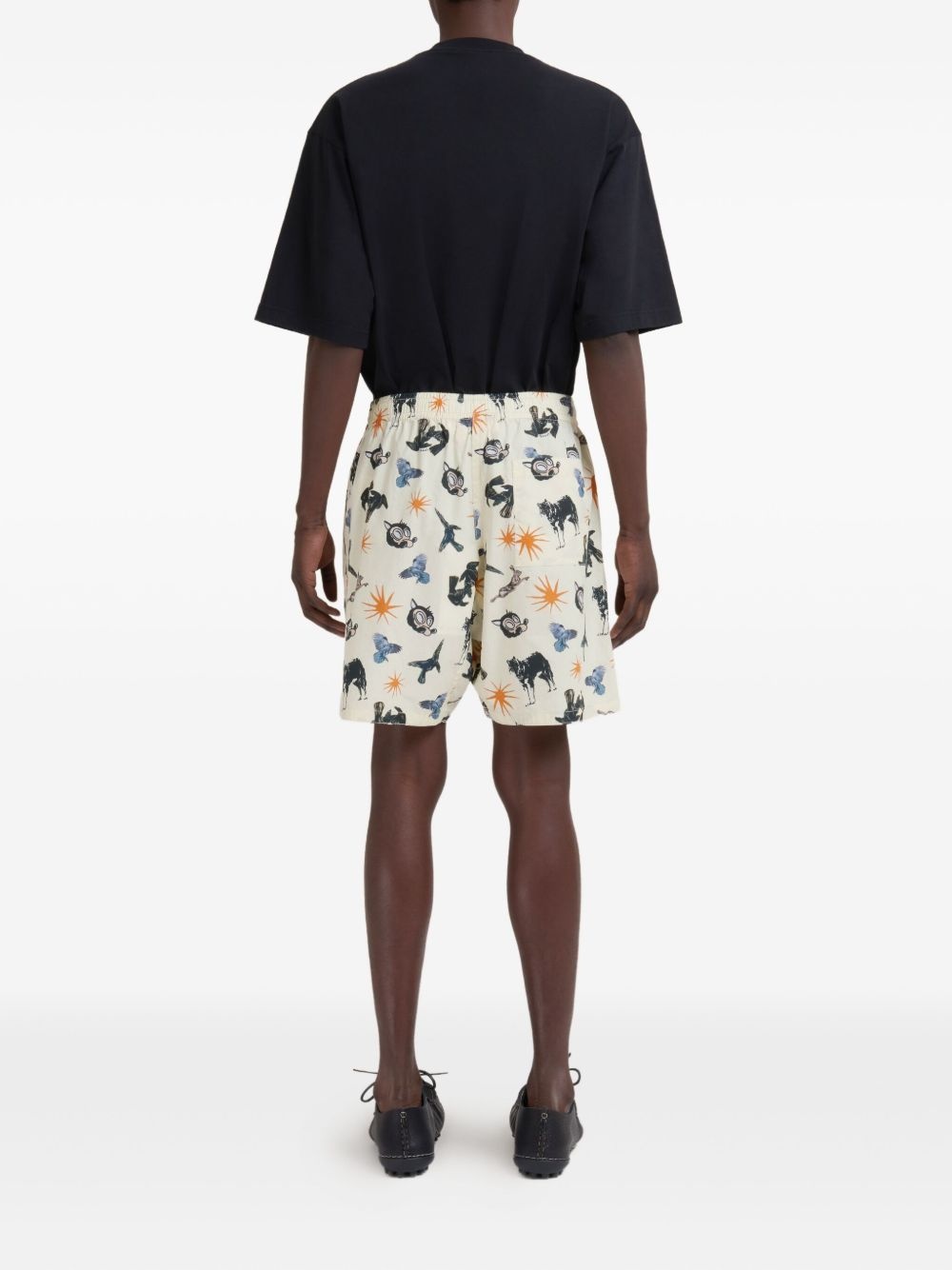 graphic-print shorts - 3
