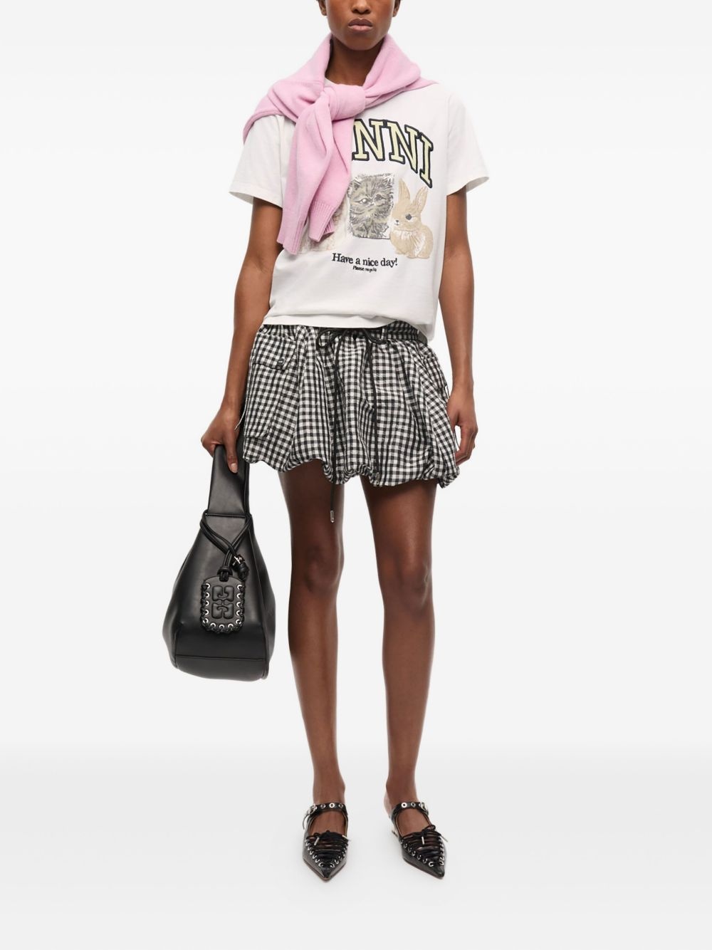 logo-print T-shirt - 2