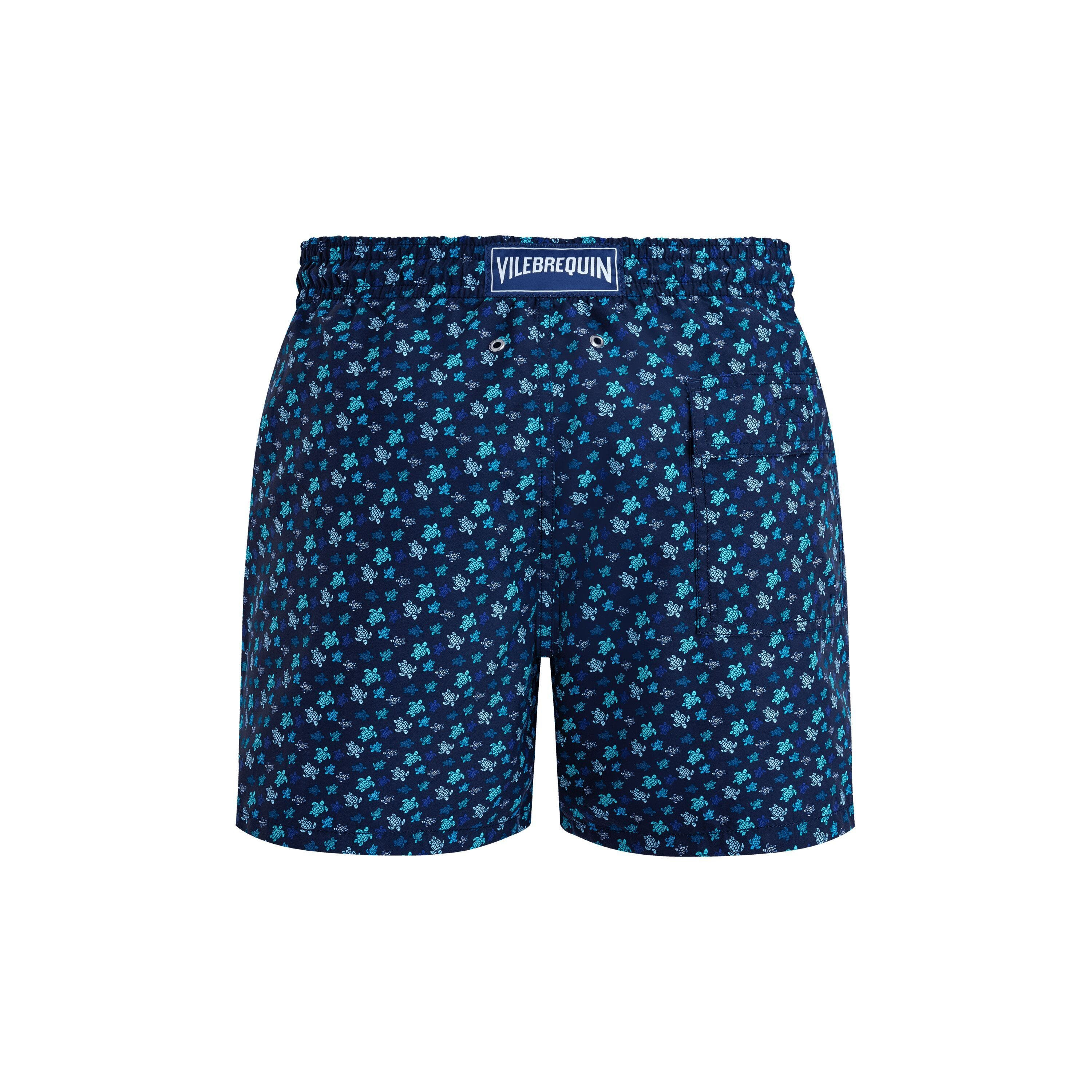 Vilebrequin Men's Micro Ronde Des Tortues Rainbow Swim Shorts in Peacock at Nordstrom - 2