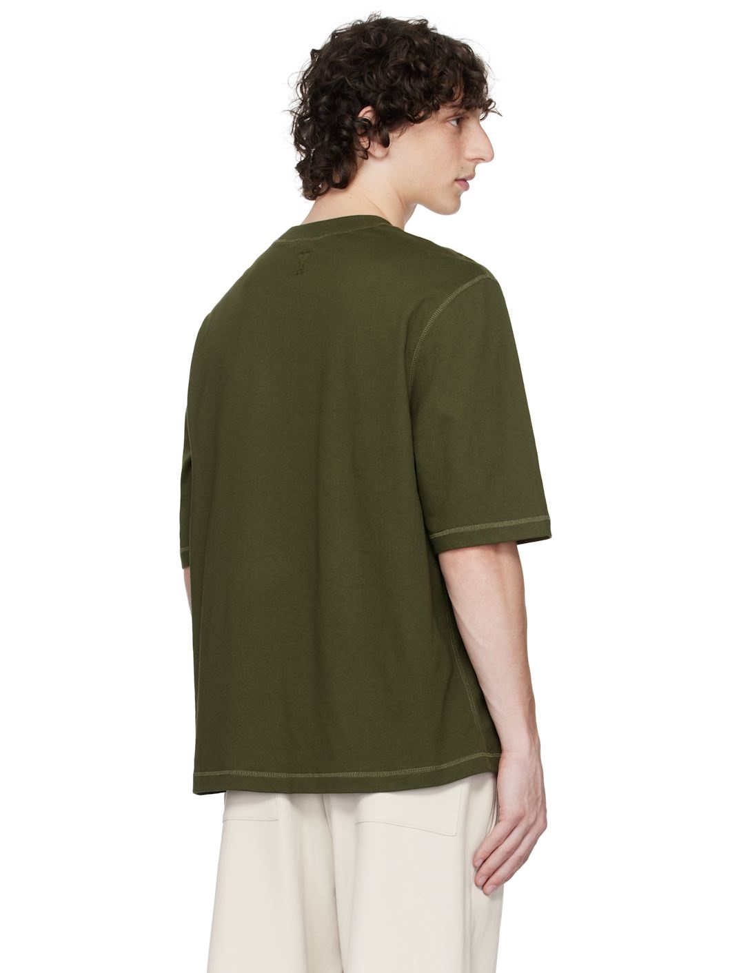 Green Cotton T-shirt - 3