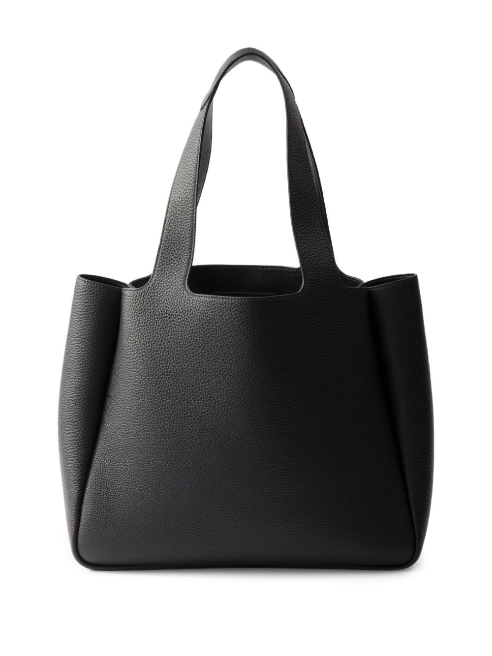 medium leather tote bag - 2