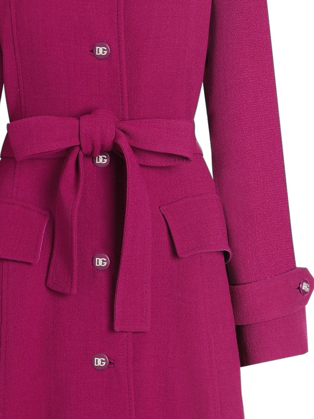 belted coat - 2