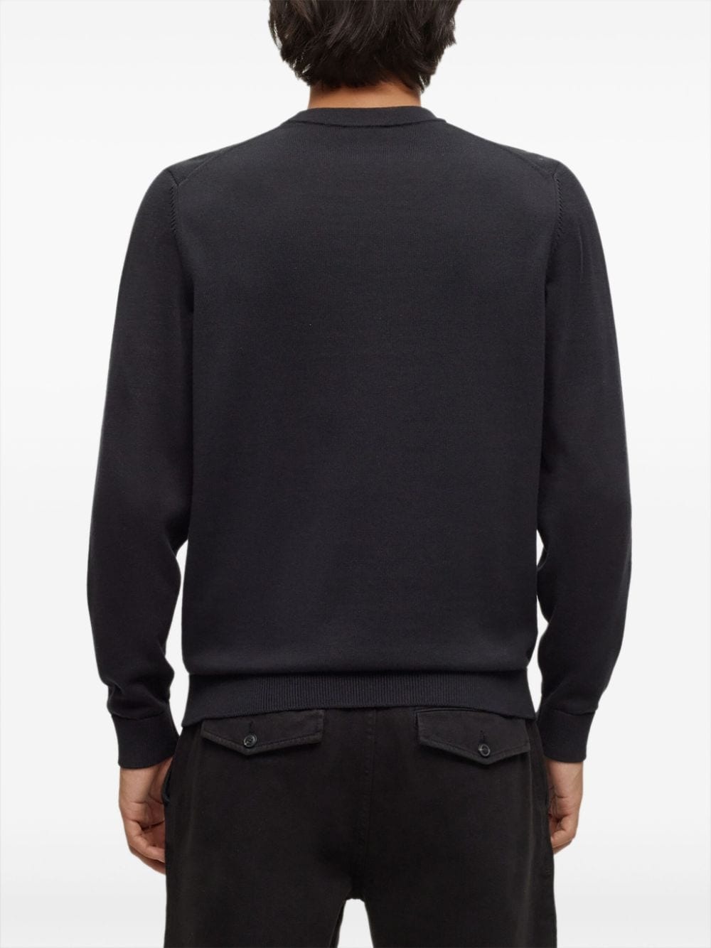 San Cassius logo-patch jumper - 4