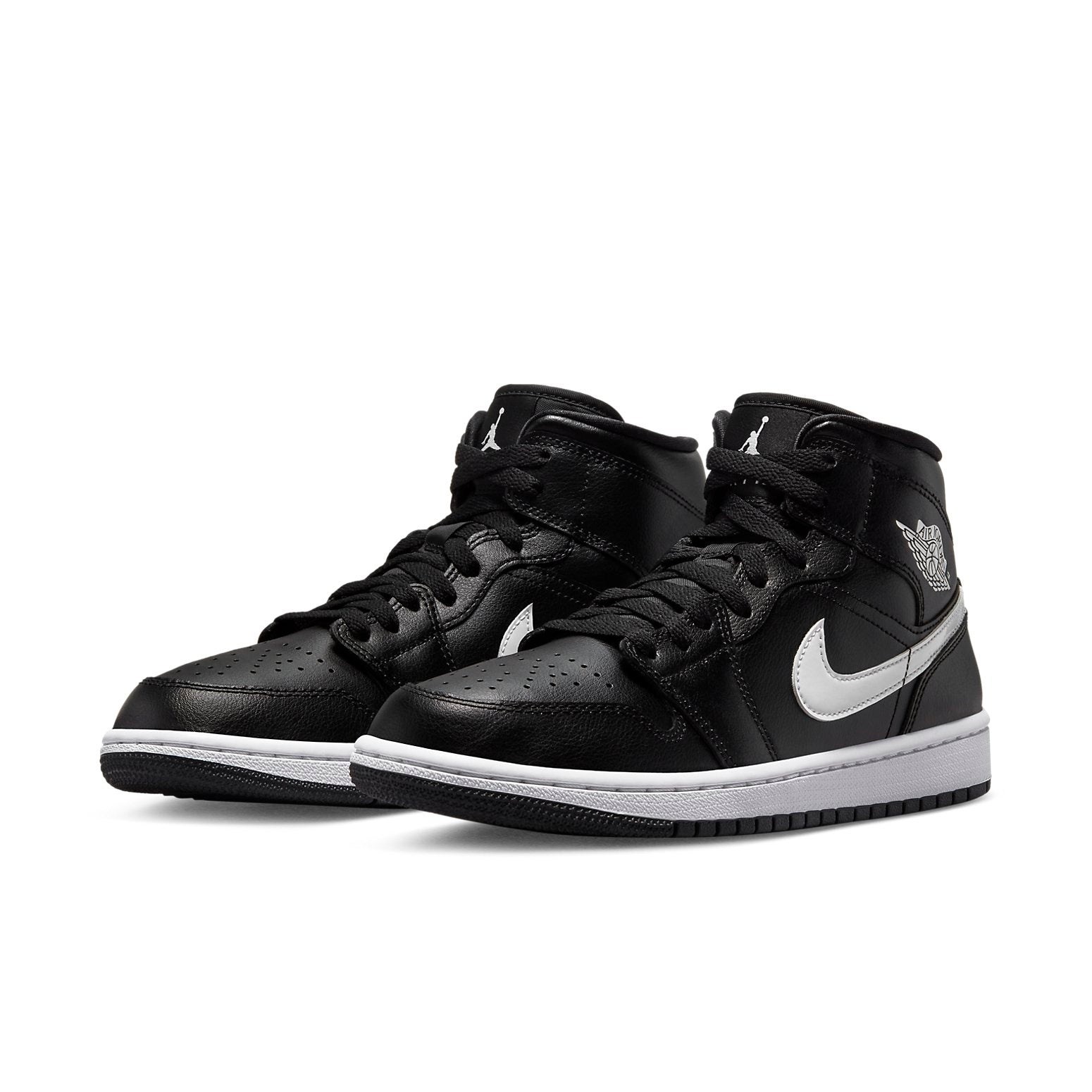 (WMNS) Air Jordan 1 Mid 'Black White' DV0991-001 - 3