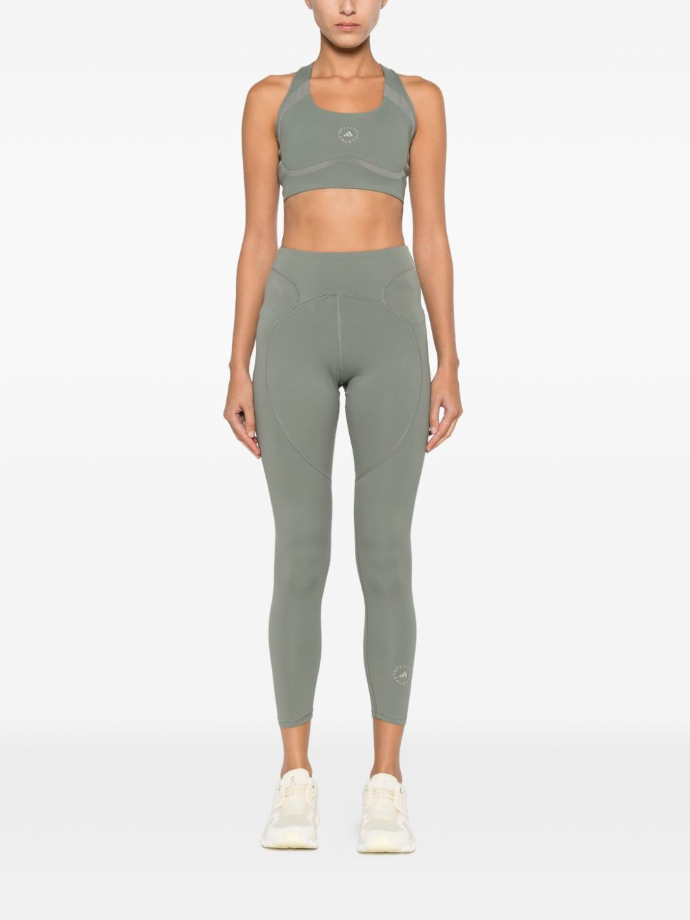 circular-panelled leggings - 2