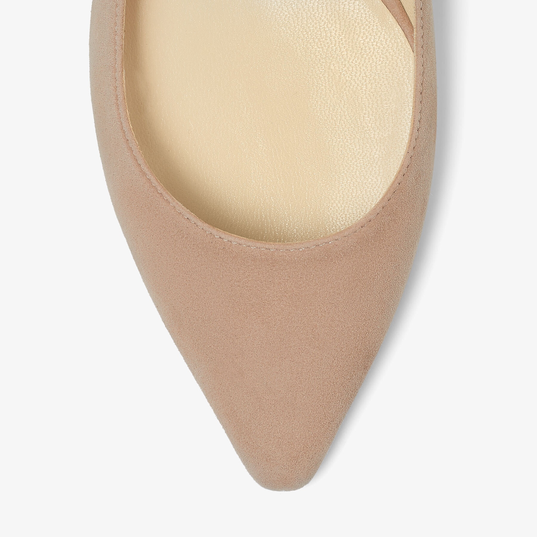 Romy Flat
Ballet-Pink Suede Pointed Flats - 4
