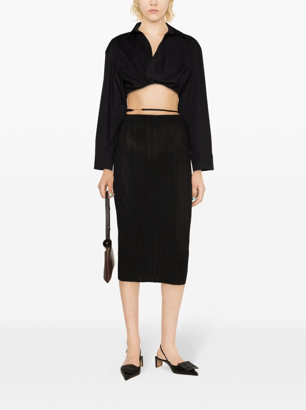 Jacquemus Women La Jupe Pralu Midi Skirt - 2