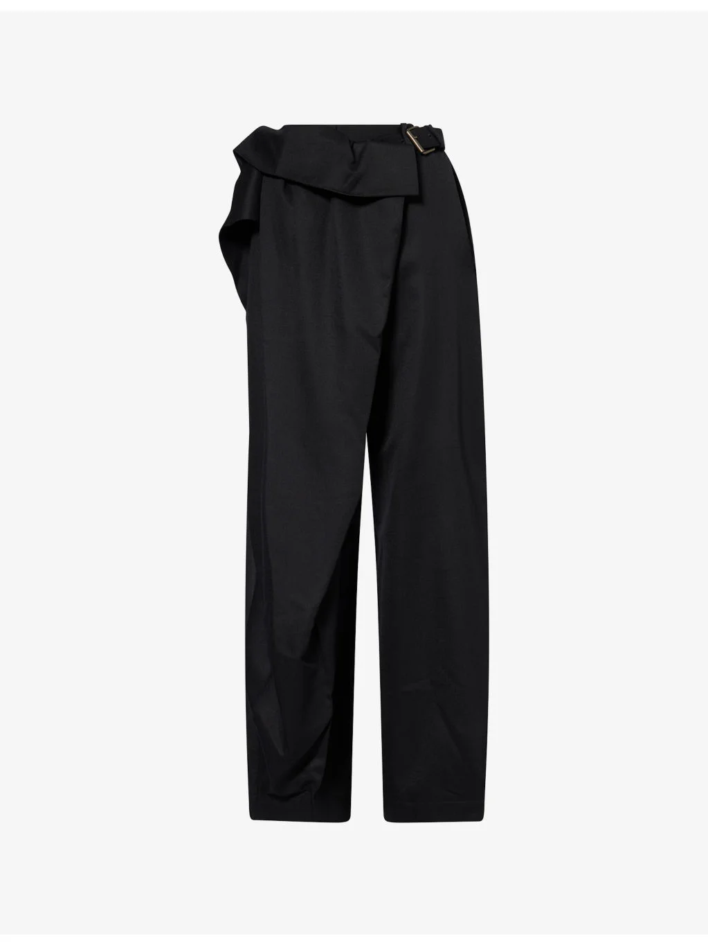 Fold-Over Wool Trousers - 1