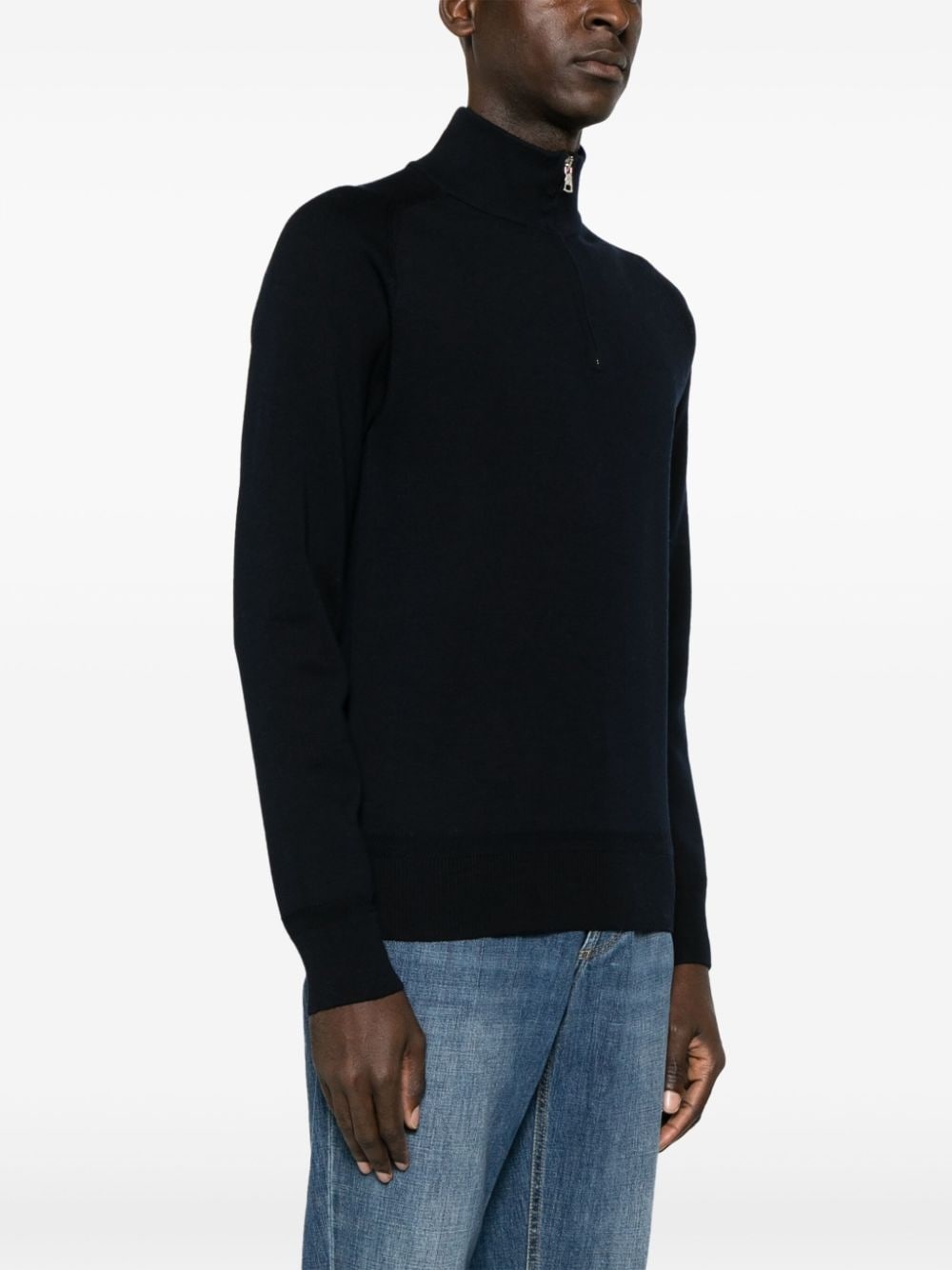 Lennard zip-up merino-wool jumper - 3