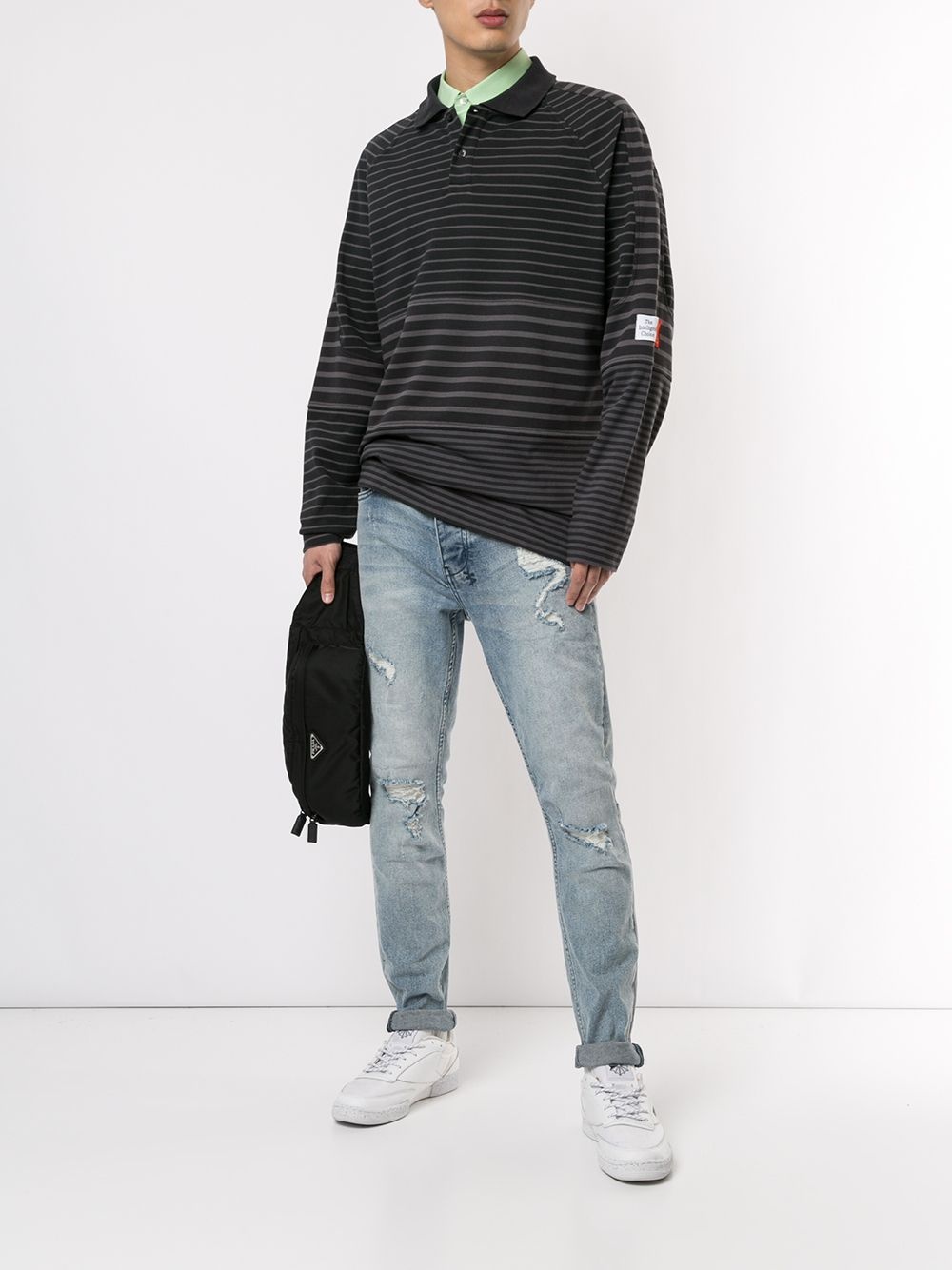 panelled polo shirt - 2