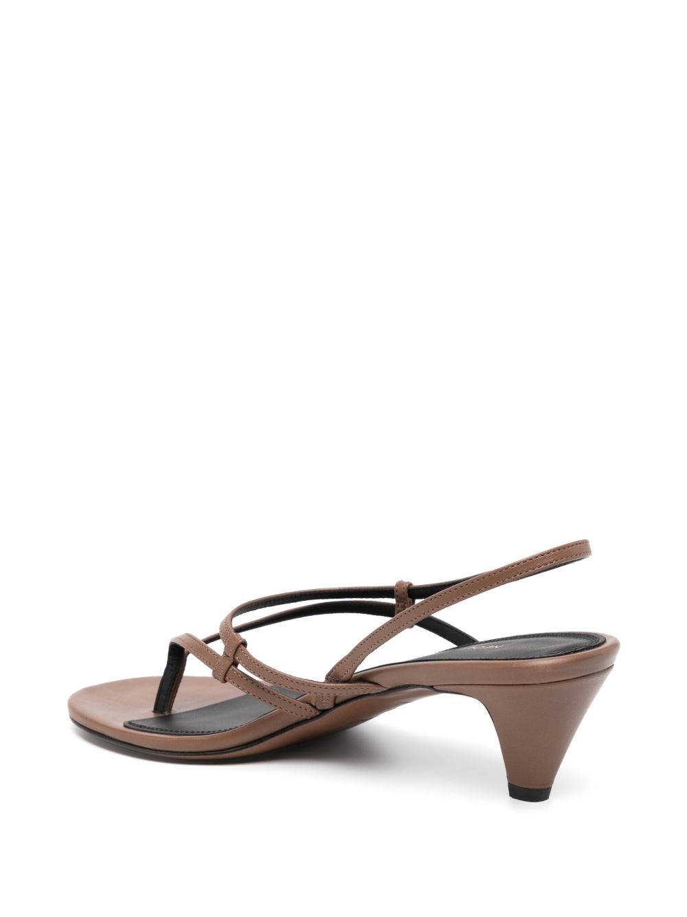 60mm leather sandals - 3