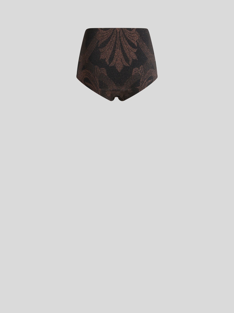 METALLIC JACQUARD SHORTS - 5