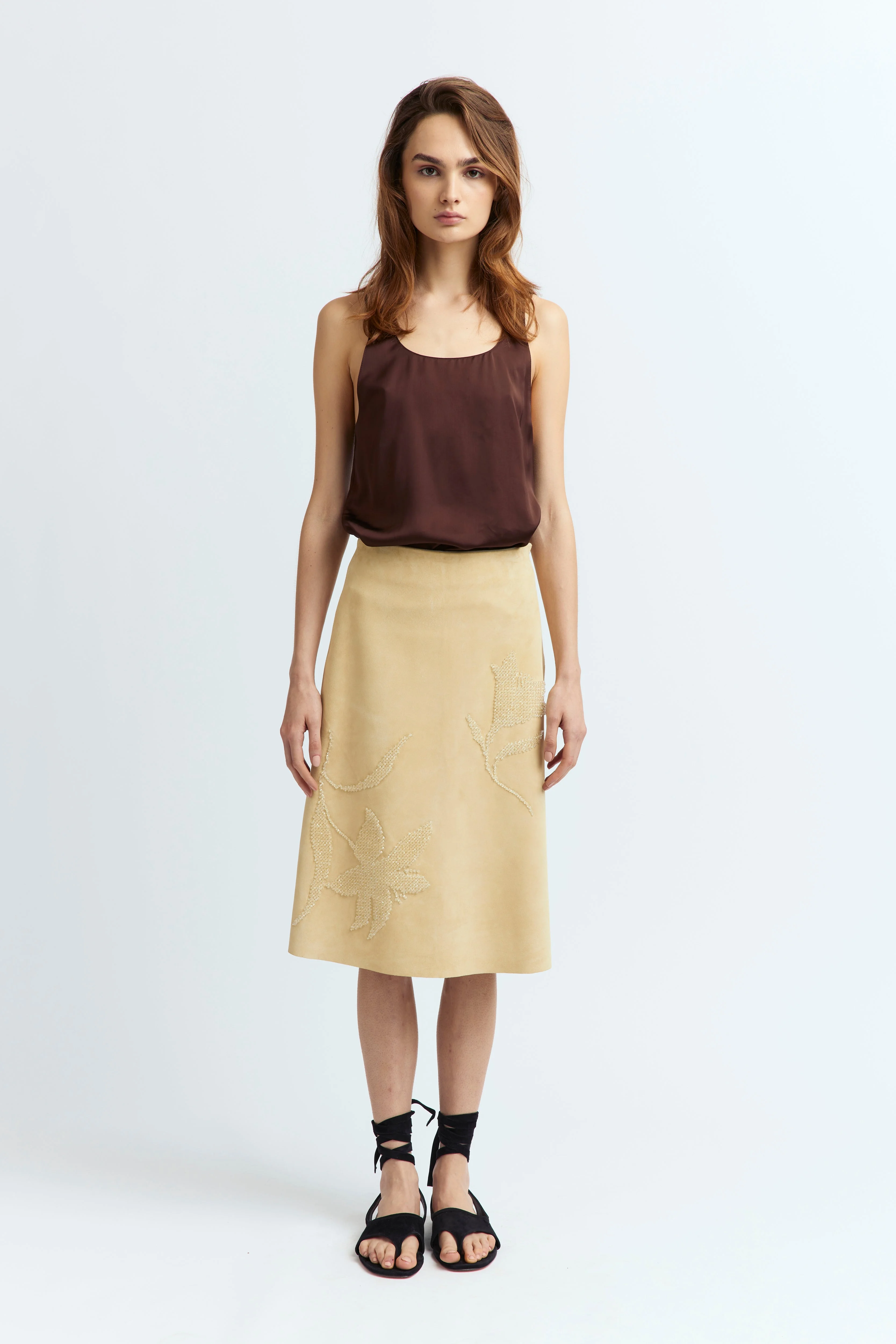 GILDA TOP IN SATIN - 1