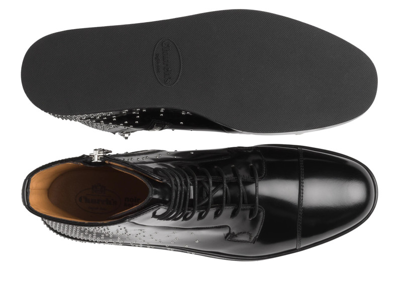 Alexandra k
Polished Binder Lace-up Boot Stud Black 3