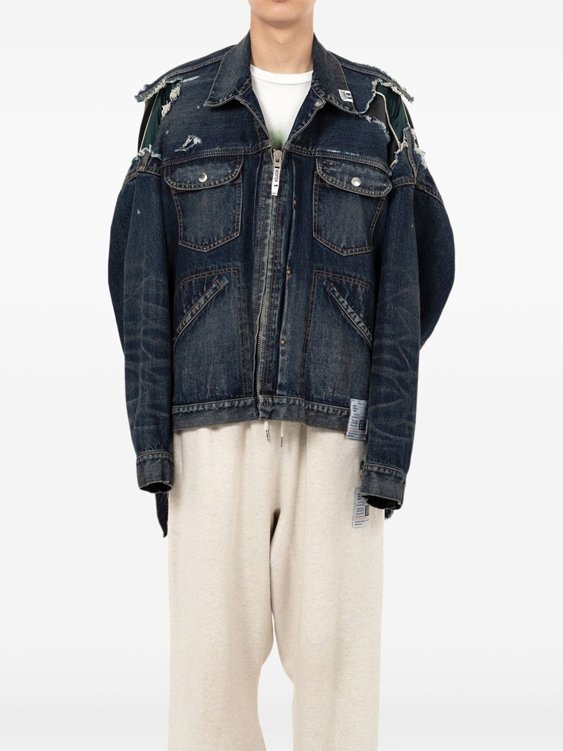 Maison MIHARAYASUHIRO layered denim jacket outlook