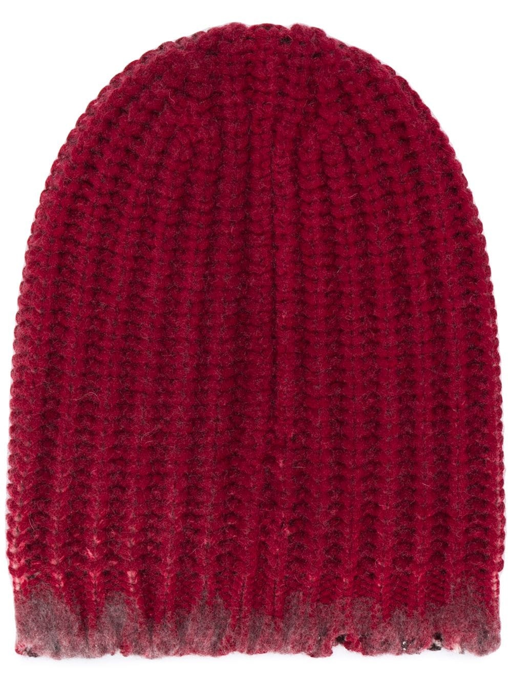 chunky knit beanie - 1