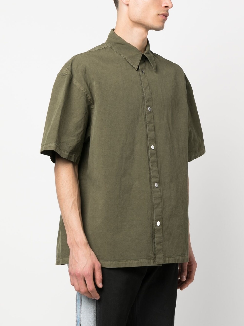 logo-patch short-sleeve shirt - 3